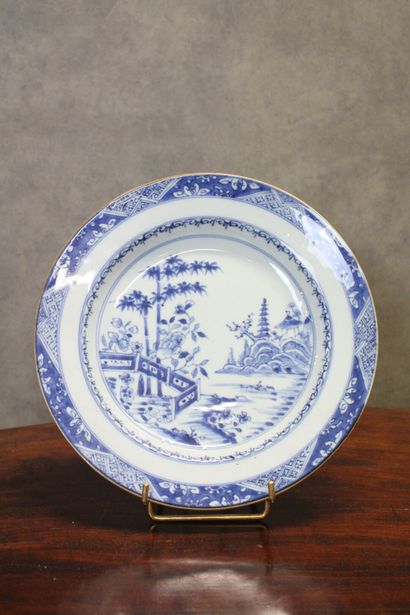 CHINE - Compagnie des Indes 
Suite of 4 porcelain...