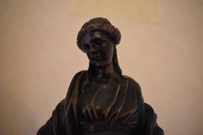 Vierge de l'Immaculée Conception en bois...