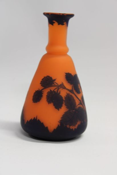 RICHARD. Vase in multi-layered glass with...