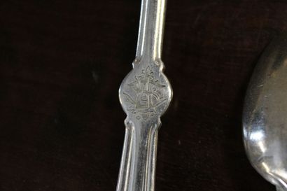 CHRISTOFLE. Partie de ménagère de 119 pièces...