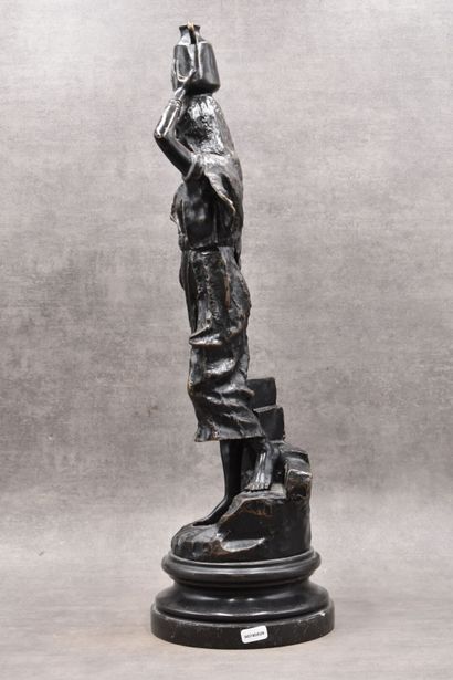 Gaston LEROUX (1854-1942) Porteuse d'eau,...
