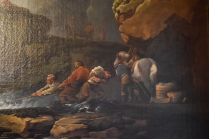 French school XVIII th century. LEPINE DECAMP....