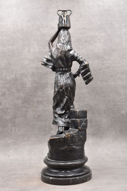 Gaston LEROUX (1854-1942) Porteuse d'eau,...