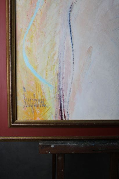 Femme
Michel SANZIANU (1944) Woman, oil on...