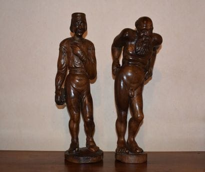 Réunion de deux école du XIX siecle figurant...