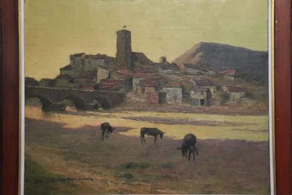 Paysage ibérique. 
Pierre LADUREAU (1882-1975),...