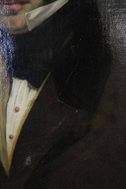 Portrait d'homme. 
French school of the 19th...