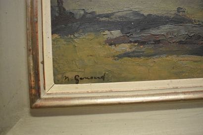 Nanette GENOUD (1907-1987), Landscape with...