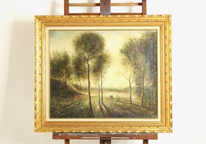Personnages en bord d'étang
School of the...
