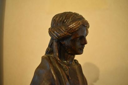 Vierge de l'Immaculée Conception en bois...