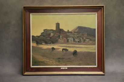 Paysage ibérique. 
Pierre LADUREAU (1882-1975),...