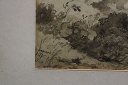 Ecole du XIXe siècle
LAVIS and pencil on...