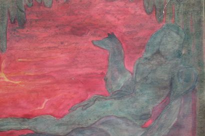 Nicolas KALMAKOFF (1873-1955)
Study, mixed...