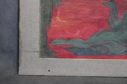 Nicolas KALMAKOFF (1873-1955)
Study, mixed...