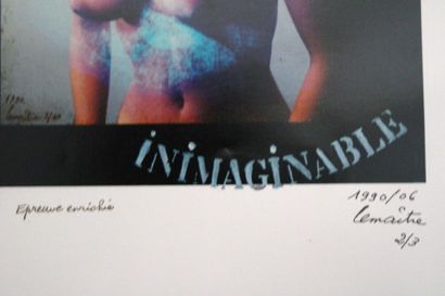 Maurice LEMAITRE (1926-2018) 
Inimaginaire...
