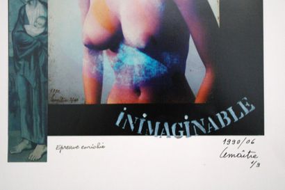 Maurice LEMAITRE (1926-2018) 
Inimaginaire...