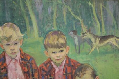 Milivoy UZELAC (1897-1977) 
Three children,...