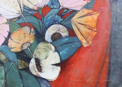 Charles Levier (1920-2003)
Woman with a bouquet,...