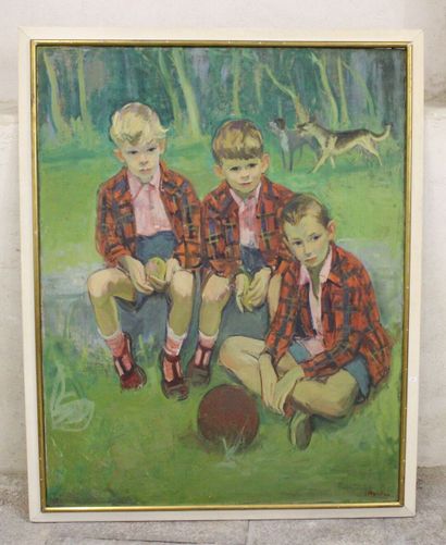 Milivoy UZELAC (1897-1977) 
Three children,...