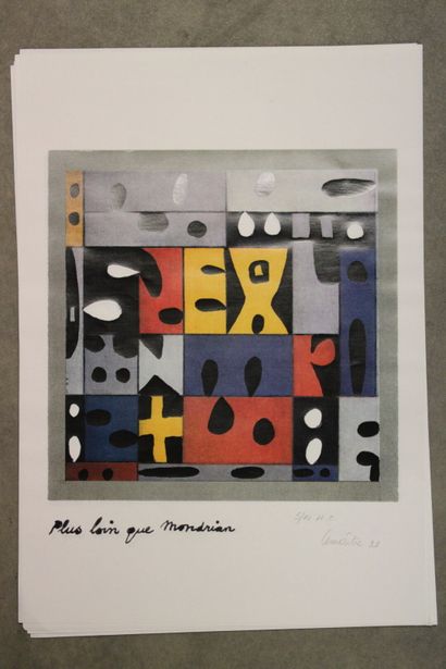 Maurice LEMAITRE (1926-2018) 
Suite of 36...