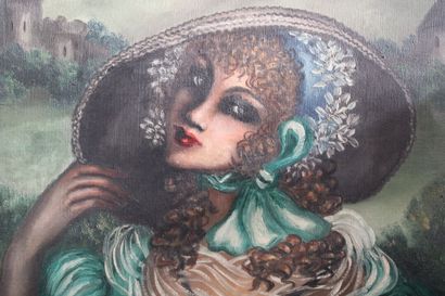 Hélène PERDRIAT (1894-1969)
Elegant young...