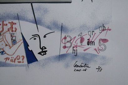 Maurice LEMAITRE (1926-2018) 
Composition,...