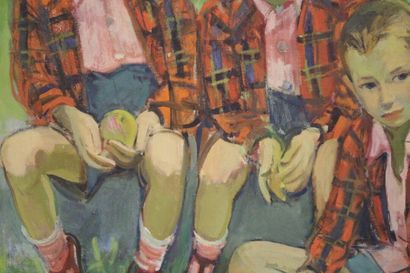 Milivoy UZELAC (1897-1977) 
Three children,...