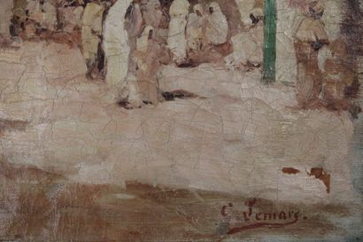 Georges LE MARE (1866-1942). 
Oriental scene,...