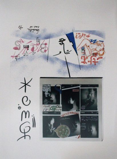 Maurice LEMAITRE (1926-2018) 
Composition,...