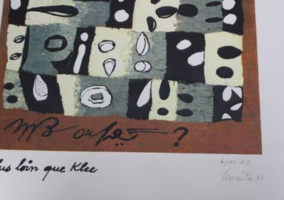 Maurice LEMAITRE (1926-2018) 
Composition,...