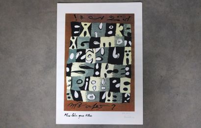 Maurice LEMAITRE (1926-2018) 
Composition,...
