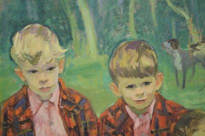 Milivoy UZELAC (1897-1977) 
Three children,...