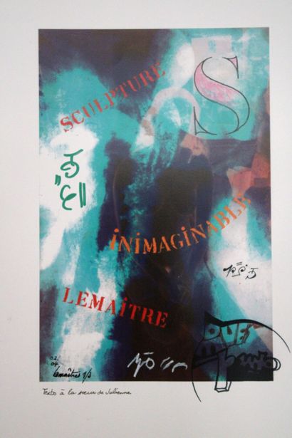Maurice LEMAITRE (1926-2018) 
Empty anti-photo...