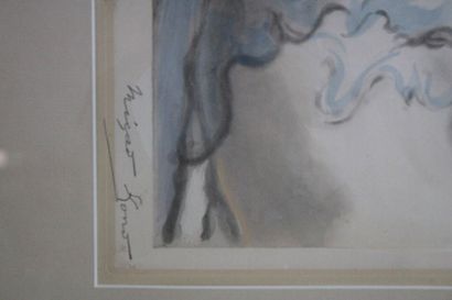 Micao KONO (1876-1954)
Reclining nude woman,...