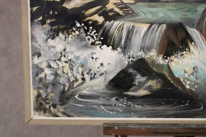 Jean BURKHALTER (1895-1982) 
Landscape near...
