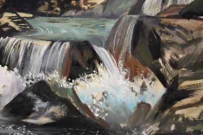 Jean BURKHALTER (1895-1982) 
Landscape near...