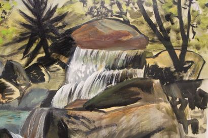 Jean BURKHALTER (1895-1982) 
Landscape near...