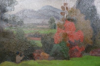 Jules-Emile ZINGG (1882-1942)
Rural landscape,...