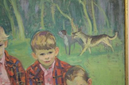 Milivoy UZELAC (1897-1977) 
Three children,...