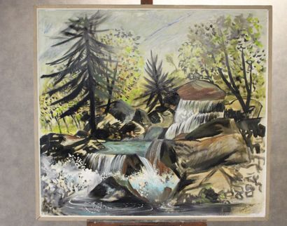 Jean BURKHALTER (1895-1982) 
Landscape near...