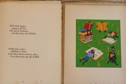 LES DIX PETITS NÈGRES. (Nursery rhyme), Images...