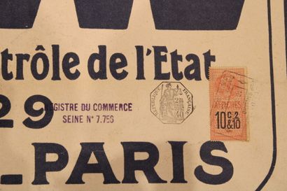 [POSTER], Original Insurance Union Vie poster,...