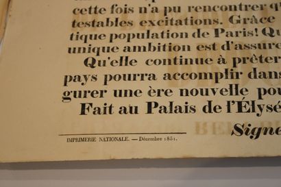 [Coup d'Etat du 2 décembre 1851] - Ensemble...