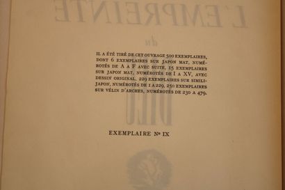 VAN DER MEERSCH (Maxence) FONTANAROSA, L'Empreinte...