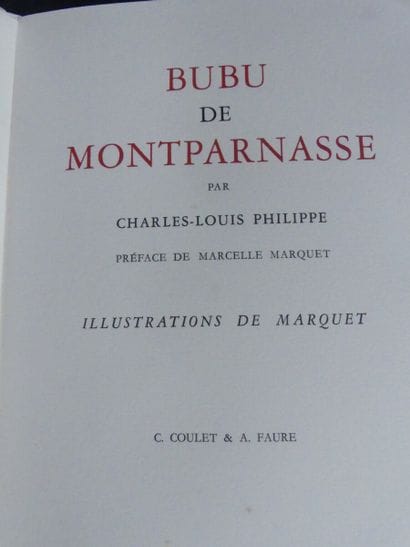 Charles-Louis Philippe (1874-1909) , BUBU...