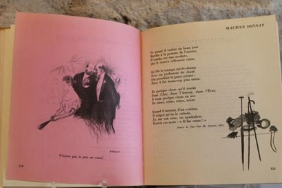 Réunion de deux ouvrages de caricatures ,...
