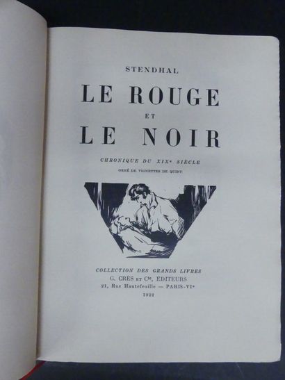STENDHAL / QUINT, LE ROUGE ET LE NOIR, Chronique...