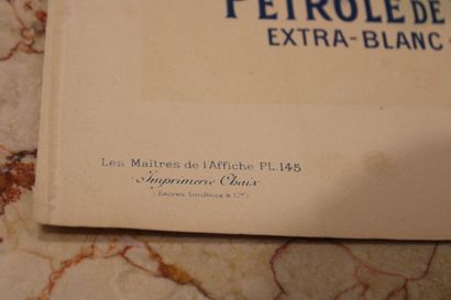 [AFFICHE], Affiche Originale SAXOLEINE, Pétrole...