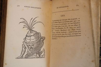 RABELAIS, Oeuvres de Rabelais, Edition Variorum,...