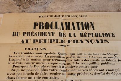 [Coup d'Etat du 2 décembre 1851] - Ensemble...